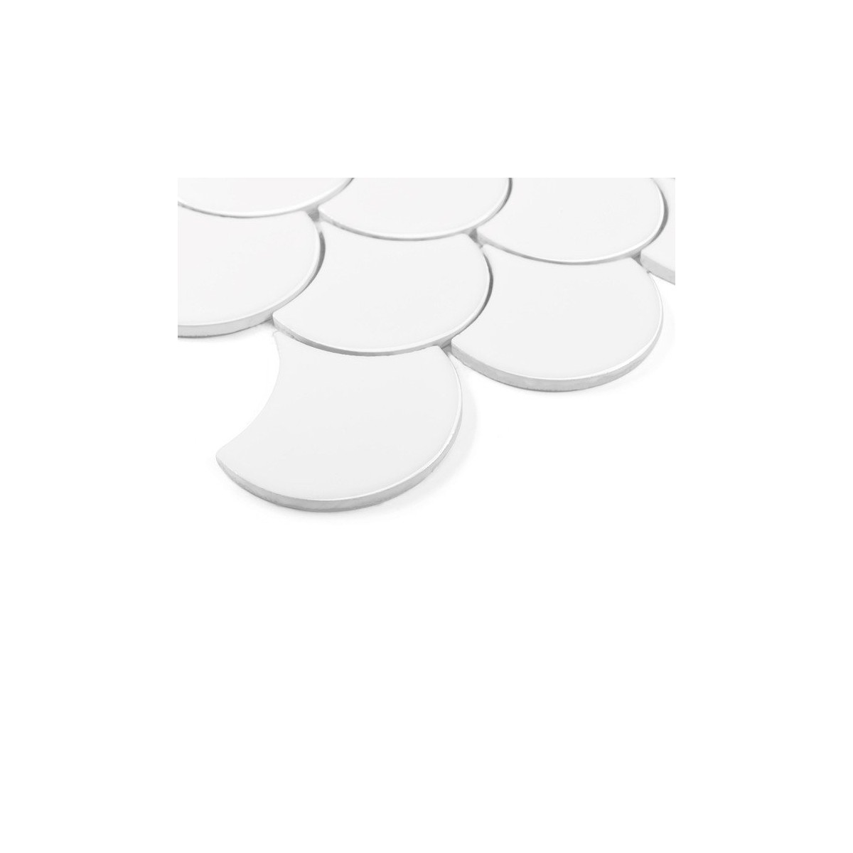 Mini Fish Scale White 88 Mozaika gresowa DUNIN Mini Fish Scale White 88 Mozaika gresowa DUNIN